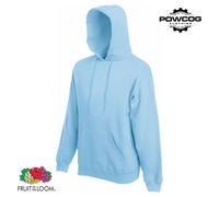 Fruit of the Loom Hoodie Soft Cotton Blend Double Hood Classic Hoody Sizes S-2XL