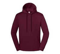 Fruit of the Loom Iconic Premium Hooded Sweat Burgundy