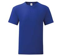 Fruit of the Loom iconic T-shirt, sizes S - 5XL, Cobalt blue, M