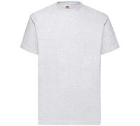 Fruit of the Loom iconic T-shirt, sizes S - 5XL, Dark grey mottled, XXL