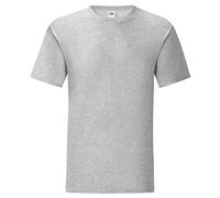 Fruit of the Loom iconic T-shirt, sizes S - 5XL, Grey, XXL