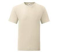 Fruit of the Loom iconic T-shirt, sizes S - 5XL, natural, XXL