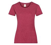 LadiesWomens Lady-Fit Short Sleeve T-Shirt - BC1354 - Vintage Heather Red / L