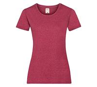 Fruit of the Loom Johnson T-Shirt, Vintage Red Heather, M