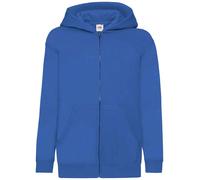 Fruit of the Loom Kids Boys Girls Childs Childrens Zip Hooded Sweatshirt Hoodie