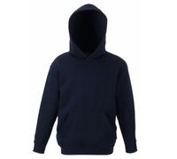 Fruit Of The Loom Kids Childrens Hoodie Hooded Sweatshirt Deep Navy 9-11 Years