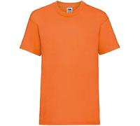 Fruit of the Loom Kids / Childrens Plain Shirt, Orange, 3-4 Years