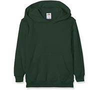 Fruit of the Loom Kids Classic Hoodie 80/20 - Bottle Green - 5-6