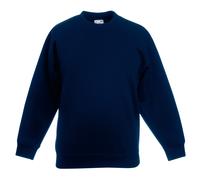 Fruit Of The Loom Kids Girls/Boys Classic 80/20 Set-In / N/A N/A RW3154