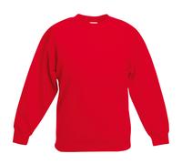 Fruit Of The Loom Kids Girls/Boys Classic 80/20 Set-In Sweatshirt Top RW3154