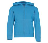 Fruit of the Loom Kids Hooded Sweatshirt Jacket - Azure Blue, 12-13