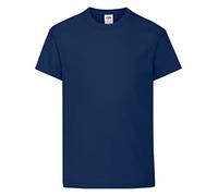 Fruit of the Loom Kids Original T Shirt - 21 Colours / Age 3-15 Year - Navy - 56