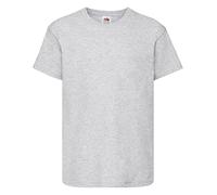 Fruit of the Loom Kids Original T Shirt - 21 Colours / Age - Heather Grey - 911