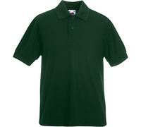 Fruit of the Loom Kid''s Polo Shirt in Bottle Green Age 7-8 (SS11B)