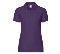 Fruit Of The Loom Ladies 65/35 Polo Womens Short Sleeve Casual Workwear Shirt