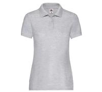 Fruit Of The Loom Ladies 65/35 Polo Womens Short Sleeve Casual Workwear Shirt