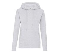Fruit Of The Loom Ladies Classic Hooded Sweat Womens Pullover Plain Jumper