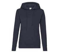 Fruit Of The Loom Ladies Classic Hooded Sweat Womens Pullover Plain Jumper