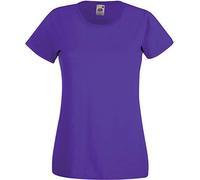 Fruit of the Loom Ladies Fit Valueweight Colours Short Sleeve Cotton T-Shirt