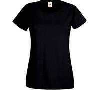 Fruit of the Loom Ladies Fit Valueweight Colours Short Sleeve Cotton T-Shirt