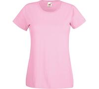 Fruit of the Loom Ladies Fit Valueweight Colours Short Sleeve Cotton T-Shirt