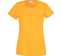 Fruit of the Loom Ladies Fit Valueweight Colours Short Sleeve Cotton T-Shirt