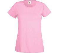 Fruit of the Loom Ladies Fit Valueweight Colours Short Sleeve Cotton T-Shirt