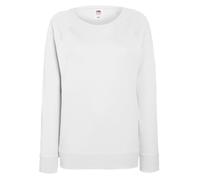 Fruit OF The Loom Ladies Fitted Lightweight Raglan Sweatshir BC2656