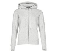 Fruit of the Loom Ladies Lady-Fit Hooded Sweatshirt Jacket (M) (Heather Grey)