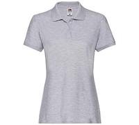 Fruit Of The Loom, Ladies Polo Shirt Grey XXL