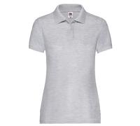Fruit of the Loom Ladies Polo Shirt Womens Short Sleeve Easy Care Polycotton Tee