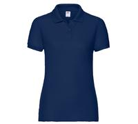 Fruit of the Loom Ladies Polo Shirt Womens Short Sleeve Easy Care Polycotton Tee