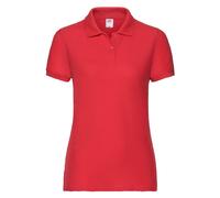 Fruit of the Loom Ladies Polo Shirt Womens Short Sleeve Easy Care Polycotton Tee