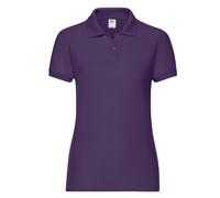 Fruit of the Loom Ladies Polo Shirt Womens Short Sleeve Easy Care Polycotton Tee