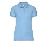 Fruit of the Loom Ladies Polo Shirt Womens Short Sleeve Easy Care Polycotton Tee