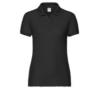 Fruit of the Loom Ladies Polo Shirt Womens Short Sleeve Easy Care Polycotton Tee