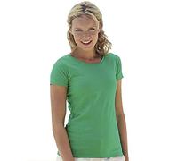 Fruit of the Loom Women's Lady-Fit Valueweight Short Sleeve T-Shirt Kelly Green M