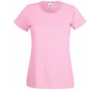 Lady-Fit Valueweight Short Sleeve T-Shirt Set of 5 Fruit Of The Loom Light Pink XXL