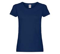 (XS, Navy) Fruit Of The Loom Ladies/Womens Lady-Fit Valueweight Short Sleeve T-Shirt