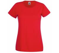 LadiesWomens Lady-Fit Short Sleeve T-Shirt - BC1354 - Red / XS