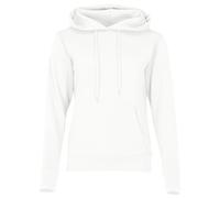 Fruit of the Loom Lady Fit Hooded Sweatshirt White L