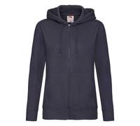 Fruit of the Loom Lady-Fit Premium 70/30 Hooded Zip Sweatshirt Jacket - S-2XL