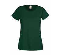 Fruit of the Loom Lady fit Valueweight T Shirt SS050 (M, Bottle Green)