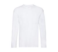 Fruit of the Loom Lightweight Cotton Summer Long Sleeve Tee Shirt T-Shirt S-3XL