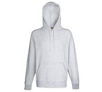 Fruit Of The Loom Lightweight Hooded Sweatshirt Unisex Cotton Fleece