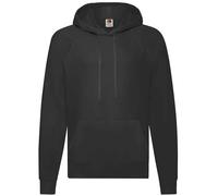 Fruit of the Loom Lightweight Long Sleeve Hooded Sweatshirt Hoodie S-XXL