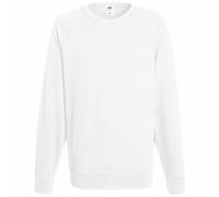 FRUIT OF THE LOOM LIGHTWEIGHT RAGLAN SWEATSHIRT SWEATER JUMPER PULLOVER (XS-2XL)