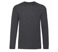 Fruit of the Loom Long Sleeve T Shirt 100% Cotton Plain Tee Mens T-Shirt Lot