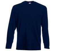 Fruit of the Loom Long Sleeve T-Shirt - Blue - M