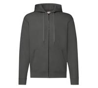 Fruit Of The Loom Men Classic 80/20 Full Zip Hooded Sweatshirt Casual Hoodies